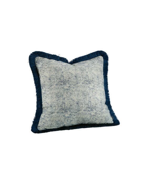Easton kuddfodral fransar indigo OUTLET