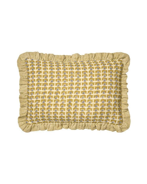 Kuddfodral ripple gul OUTLET