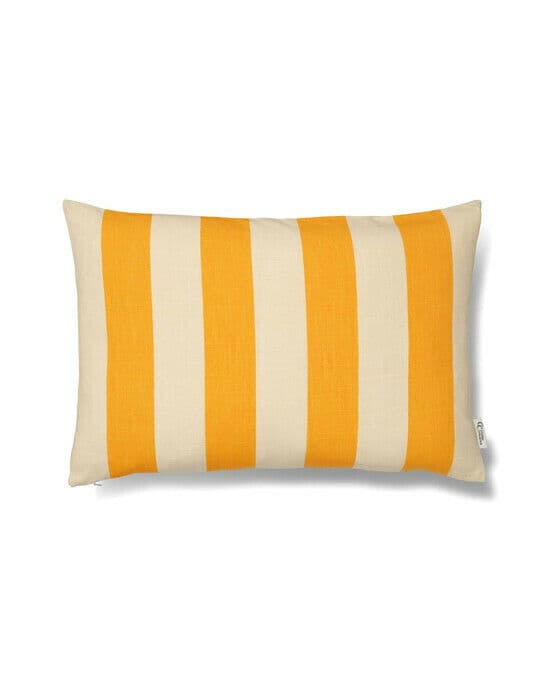 Striped kuddfodral orange OUTLET